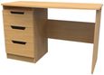 Bella Oak Effect 3 Drawer Desk