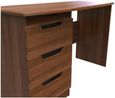 Bella Walnut Effect 3 Drawer Desk