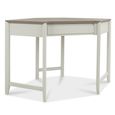 Bergen Grey Washed Oak & Soft Grey Corner Desk - Drawer