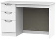Camden White Matt 3 Drawer Desk