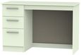 Contrast Cream 3 Drawer Desk