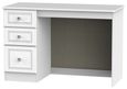 Crystal White 3 Drawer Desk