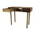 Scandic Computer Desk - 1 Drawer - Oak