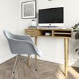 Scandic Computer Desk - 1 Drawer - Oak