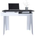 Dallas White and Grey 1 Drawer Desk