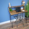 Desk - Mango Wood and Metal