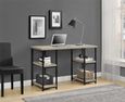 Elliott Double Pedestal Desk in Distressed Grey Oak - 9832096PCOMUK