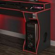 Enzo Gaming Desk - Black and Red