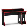 Enzo Gaming Desk - Black and Red