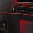 Enzo Gaming Desk - Black and Red