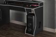 Enzo Gaming Desk - Black and Silver