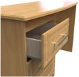 Faye Oak Effect 3 Drawer Desk