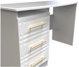 Faye White 3 Drawer Desk