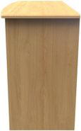 Flora Oak Effect 3 Drawer Desk
