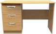 Flora Oak Effect 3 Drawer Desk