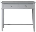 Francis Painted 2 Drawer Writing Desk in Grey - 7919815COMUK