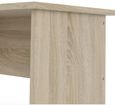 Function Plus Oak Effect 4 Drawer Single Desk