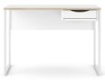 Function Plus White 1 Drawer Desk