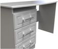 Gina Grey Ash 3 Drawer Desk
