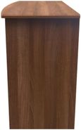 Gina Walnut Effect 3 Drawer Desk