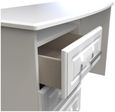 Gina White 3 Drawer Desk