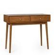 Lowry Writing Desk - 2 Drawer - Cherry Wood - Retro Style