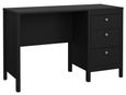 Madrid Black 3 Drawer Desk
