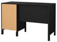 Madrid Black 3 Drawer Desk