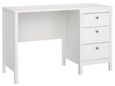 Madrid White 3 Drawer Desk