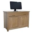 Opus Storage Desk - Hideaway - Oak