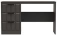 New York Graphite 3 Drawer Desk