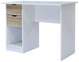 Perce White 2 Drawer Desk