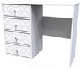 Pixel White 4 Drawer Desk