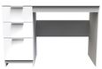 Plymouth White Gloss 3 Drawer Desk