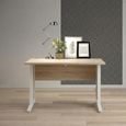 Prima Desk - 120cm - Oak and White