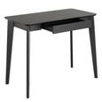 Roxby Desk - 1 Drawer - Black