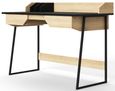 Salford Black and Oak Home Office Desk - AW3100