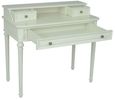 Solana French Lime White 3 Drawer Writing Desk