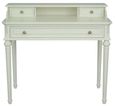 Solana French Lime White 3 Drawer Writing Desk