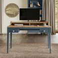 Signature Blue Desk - 2 Drawer