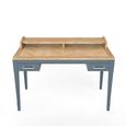 Signature Blue Desk - 2 Drawer