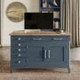 Signature Blue Home Office Desk