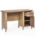 Sydney Desk - 1 Door - 1 Drawer - Faux Rattan