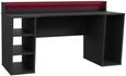 Tezaur Black and Red LED Light Gaming Desk