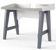 Thayer Grey and Marble Effect Desk - AW3190