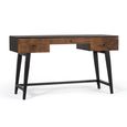 Venedocia Desk - 3 Drawer - Mango Wood