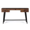 Venedocia Desk - 3 Drawer - Mango Wood