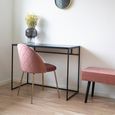 Vita Writing Desk - Black Melamine