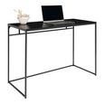 Vita Writing Desk - Black Melamine