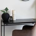 Vita Writing Desk - Black Melamine